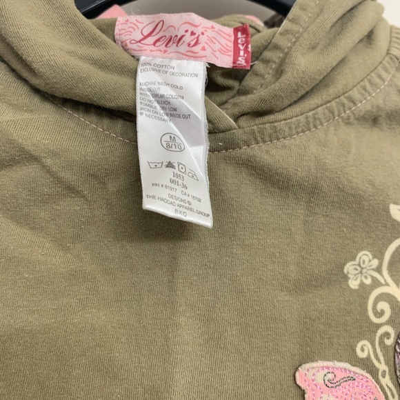Levi’s Long Sleeve Hoodie children’s size medium 8/10 - Picture 3 of 4